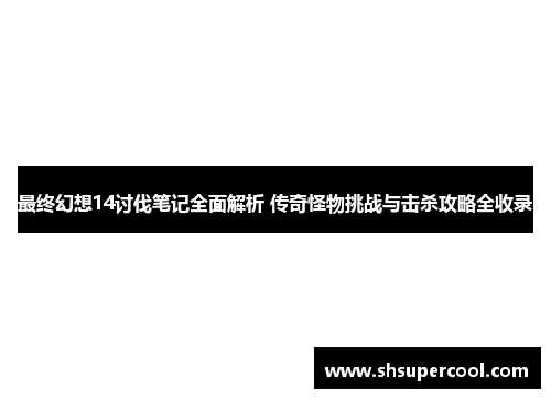 最终幻想14讨伐笔记全面解析 传奇怪物挑战与击杀攻略全收录